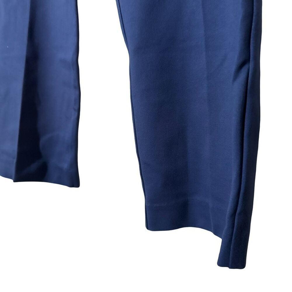 Susan Graver Ponte Thick Knit Elastic Waist Pull On Blue Pants sz Petite L - Picture 8 of 16